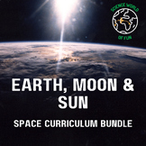 Earth Moon & Sun Notebook Bundle | Space Science Middle Sc