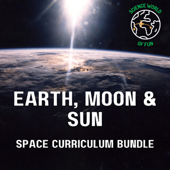 Preview of Earth Moon & Sun Space Science Google Slides Digital & Printable Notebook
