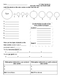 Earth, Moon, Sun, Solar System Science Study Guide