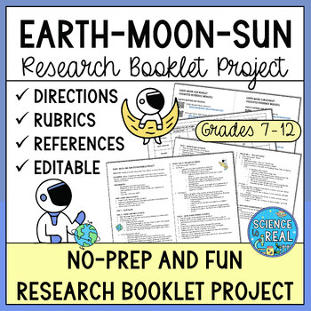 Preview of Earth Moon Sun System Research Booklet Mini-Project