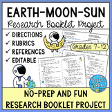 Earth Moon Sun System Research Booklet Mini-Project