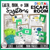 Earth, Moon, & Sun Systems Digital Escape Room