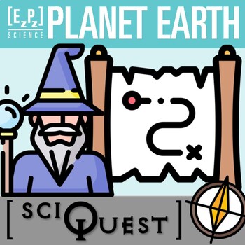 Preview of Earth Moon and Sun Review Activity | Science Scavenger Hunt Game | SciQuest