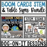 Earth Moon and Sun Solar System BOOM Cards Table Numbers  Bundle