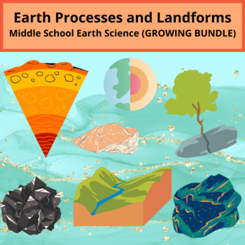 Preview of Earth Processes, Landforms, and Weather - Middle School Earth Science (BUNDLE)