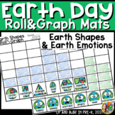 Earth Roll and Graph - Emotions and Shapes Preschool Math 