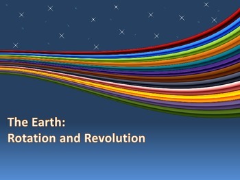 Preview of Earth Rotation and Revolution - Notes for Interactive Notebook