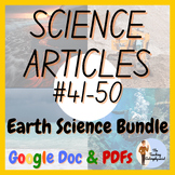 Earth Science Articles #41-50 Set Science Reading/Literacy