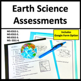 Earth Science Assessments and NGSS Test Prep ESS2 for Midd