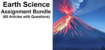 Preview of Earth Science Assignment Bundle (60 PDF Assignments)