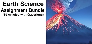 Preview of Earth Science Assignment Bundle (60 WORD Assignments)