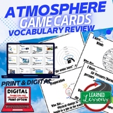 Atmosphere Game Cards, Test Prep, NGSS, Print & Digital Di