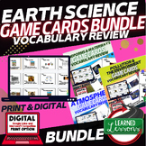 Earth Science Game Cards, Test Prep, Print & Digital Dista