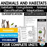 Animals and Habitats Animal Adaptation Classification Ecos
