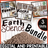 Rocks and Minerals, Soil, Fossils - Earth Science Bundle / Distance Learning