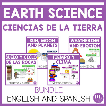 Preview of Earth Science | Ciencias de la Tierra | English and Spanish