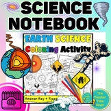 Earth Science Coloring Activity Sub Plan Printable Review Handout