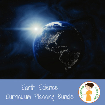 Preview of Earth Science Planning Bundle: Pacing Guide, Student Learning Targets, and Vocab
