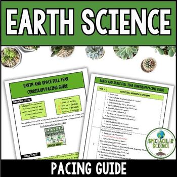 Preview of Earth Science Pacing Guide