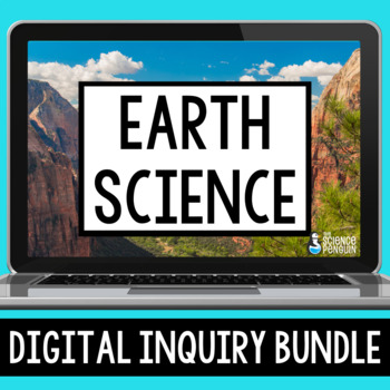 Preview of Earth Science & Space Digital Inquiry Bundle | 4th 5th Grade Digital Resources