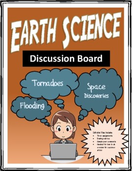 Preview of Earth Science Discussion Board - Distance Learning