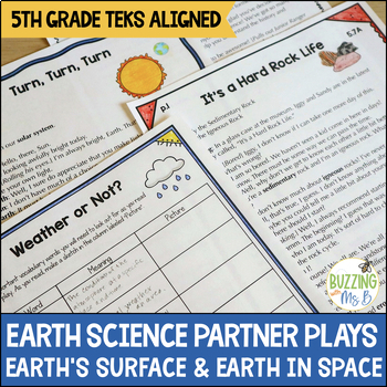 Preview of Earth Science Partner Plays about Earth's surface, weather, and more