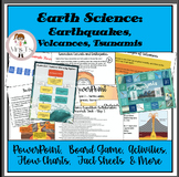 Earth Science: Earthquakes, Volcanoes, Tsunamis PowerPoint