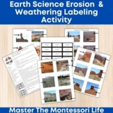 Earth Science Erosion and Weathering Labeling Activity