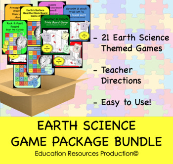 Preview of Earth Science Game Bundle