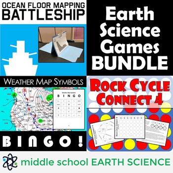 Preview of Earth Science Games Bundle