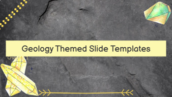 Preview of Earth Science Geology Google Slides Template *Free*