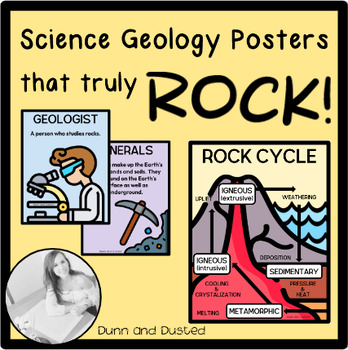 Preview of Earth Science Geology Rock Posters | Decor | Bulletin Board Display
