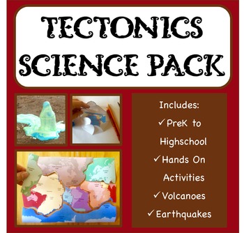 Preview of Earth Science, Geology, Tectonics, and Volcanoes Pack