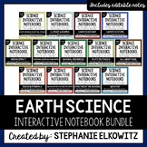 Earth Science Interactive Notebook Bundle | Editable Notes