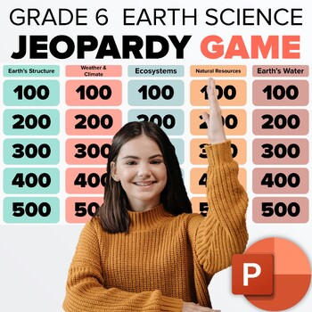 Preview of Earth Science JEOPARDY Game - Grade 6