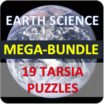 Preview of Earth Science Tarsia BUNDLE | 19 Vocabulary Puzzles