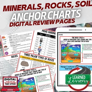 Rocks And Minerals Chart