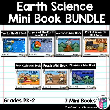 Preview of Earth Science Mini Book Bundle: Rock Cycle, Rock & Minerals, Volcanoes, Geology