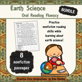 Preview of Earth Science Nonfiction Fluency BUNDLE