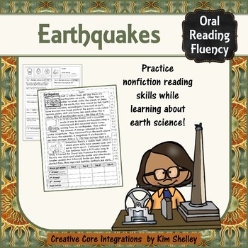 Preview of Earth Science Nonfiction Fluency - EARTHQUAKES