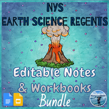 Preview of Earth Science Notes & Workbooks Bundle for NYS Earth Science Regents