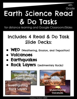 Preview of Earth Science Read & Do Task Slides