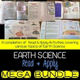 Earth and Space Science Read and Apply MEGA BUNDLE