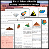Earth Science Reading Comprehension Passages Bundle