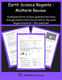 Earth Science Regents Midterm Review (200+ questions) with KEY