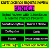 Earth Science Regents Review: BUNDLE