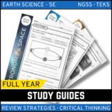 Earth Science Study Guide Bundle - Review, Sub Plans, Enrichment