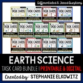 Earth Science Task Card Bundle | Printable & Digital