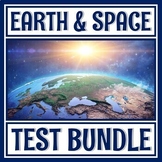 Earth Science Test BUNDLE FULL YEAR NGSS MS-ESS