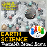 Earth Science Themed Board Game - Pre-Written & Editable Cards